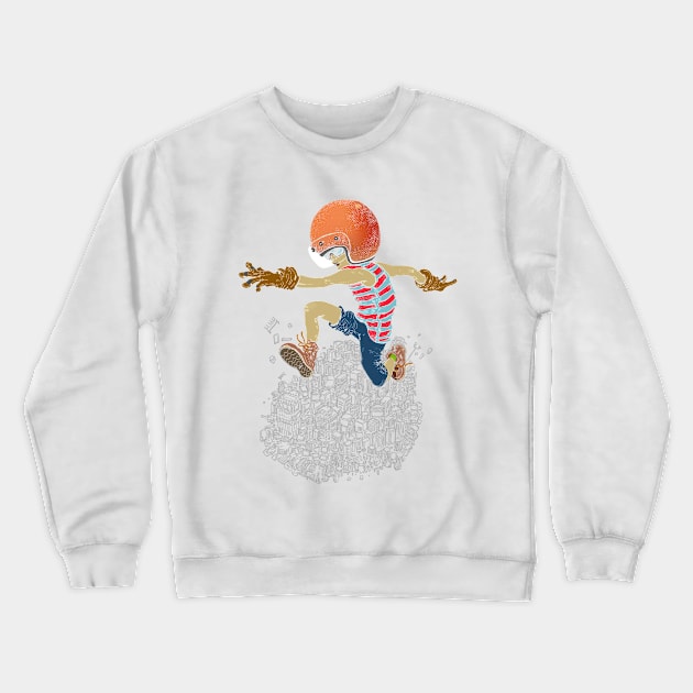 Distance Crewneck Sweatshirt by WAKANAIRIE